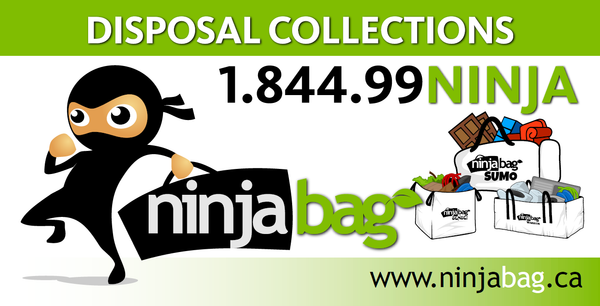 Ninja Bag Waste Removal Services - Sensei Alberta Sandbags Inc.
