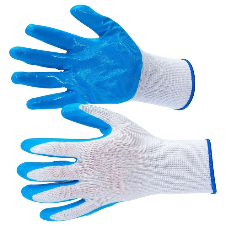 Safety Polyester Lined Nitrile Gloves Alberta Sandbags Inc.