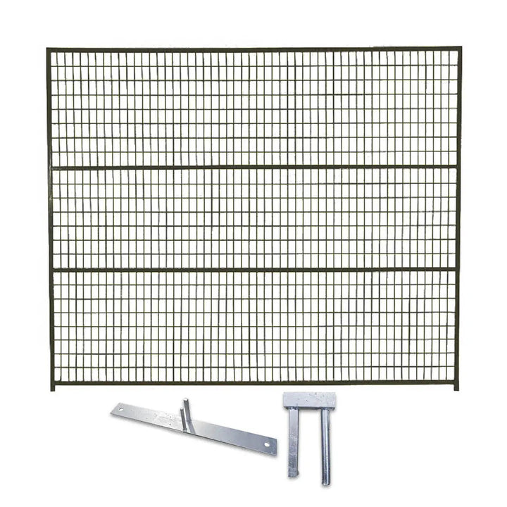 Temporary Fence Panel - 8Hx9’6L - Black Alberta Sandbags Inc.